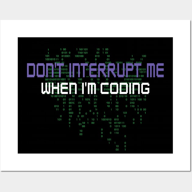 Funny programmer Wall Art by Johan13